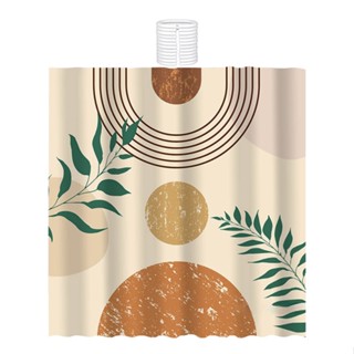 Removable Wardrobe Beautiful Waterproof Bright Quick-drying Quick Drying Fresh Bath Decor Eye-catching Shower Curtain