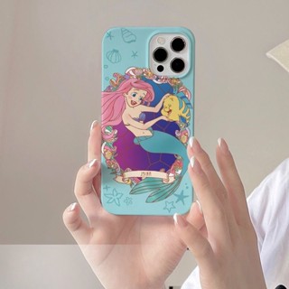 เคสโทรศัพท์มือถือแบบแข็ง ลายการ์ตูนนางเงือกน่ารัก สําหรับ iPhone 14promax QYJS 13 12 11 11pro 14plus xsmax 7 8 12promax