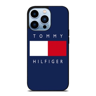 เคสโทรศัพท์มือถือ กันกระแทก ลายโลโก้ TOMMY สําหรับ IPhone 14 Plus 13 Pro Max 12 Mini X