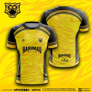 Pdtag เสื้อยืด สีเหลือง คอลเลกชัน Harimau Malaya