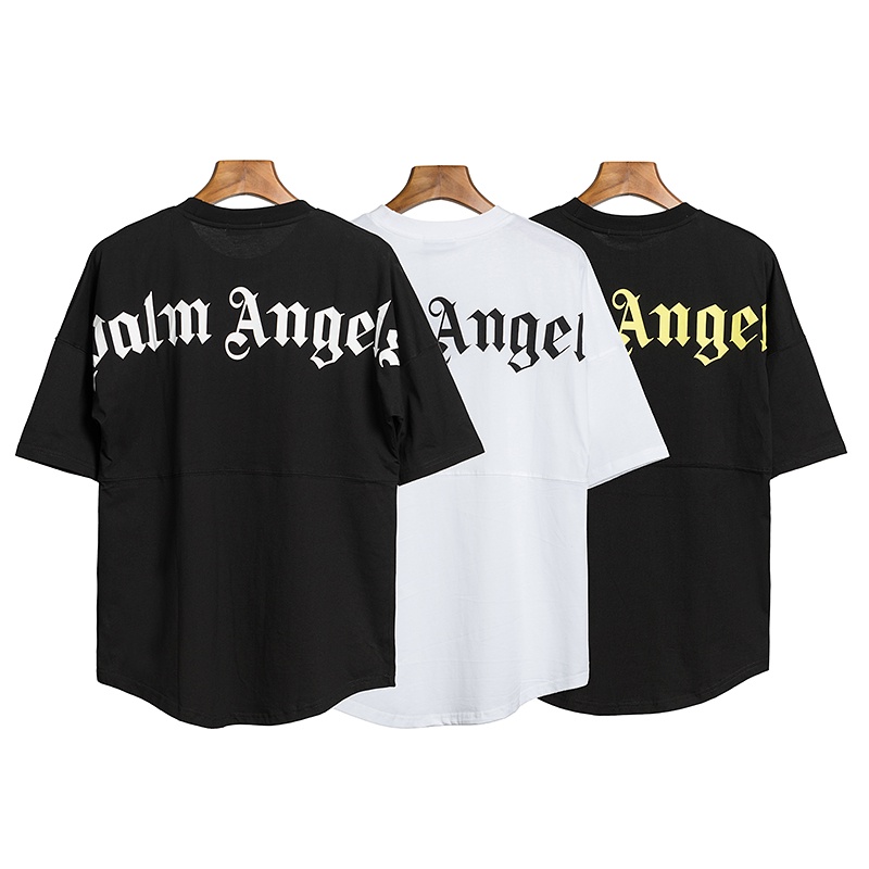 สินค้าพร้อมส่ง ! เสื้อยืดแขนสั้นลําลอง ทรงหลวม พิมพ์ลาย Palm Angel แฟชั่นฤดูร้อน สไตล์คลาสสิก สําหรับผู้ชาย และผู้หญิง