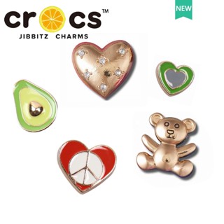 Jibbitz crocs charms หัวเข็มขัดโลหะ คุณภาพสูง อุปกรณ์เสริม สําหรับตกแต่งรองเท้า