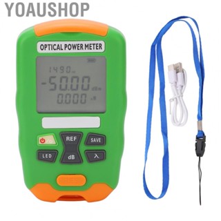 Yoaushop Fiber Optic Power Tester  3.7V 650mah  50‑26dBm High Accuracy Less Interference Optical Power Meter  for