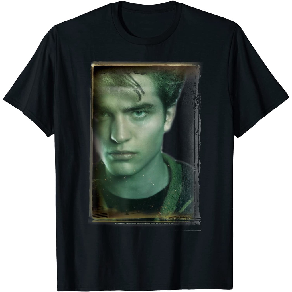 ปลา  แขนสั้นcrew neckเสื้อยืด พิมพ์ลาย Harry Potter Cedric Diggory Portrait สําหรับผู้ใหญ่S-XXXXL