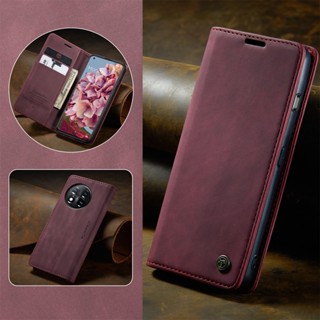 เคส สําหรับ OnePlus 11 5G 7 8 Pro 8T One Plus Nord เคสโทรศัพท์หนัง PU TPU นิ่ม ฝาพับแม่เหล็ก พร้อมช่องใส่บัตร สไตล์เรโทร Leather Case Flip Cover Magnetic Wallet Mobile Phone Casing Covers เคสฝาพับ เคสเปิดปิด