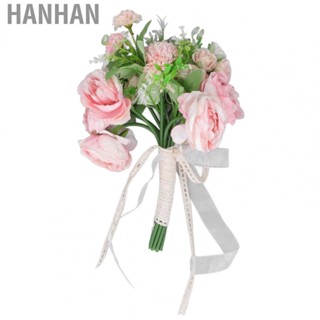 Hanhan Wedding Bouquet Fake Rose Flower Holding Bunch For Decoration Household