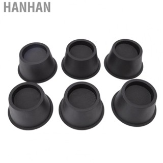 Hanhan 6Pcs Furniture Risers Round Plastic Furniture Lift Riser For Bed Table Couch B