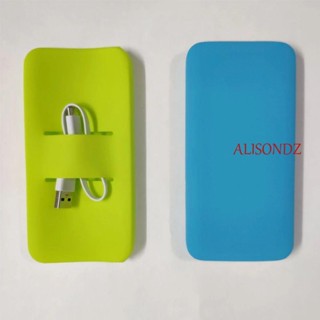 ALISONDZ Powerbank Accessory Silicone Protector Case PB100LZM Skin Shell Sleeve Power Bank Case USB for Redmi 20000mah 10000mah Dirt-resistant PB200LZM Anti-slip for Xiaomi Power Bank Powerbank Cover