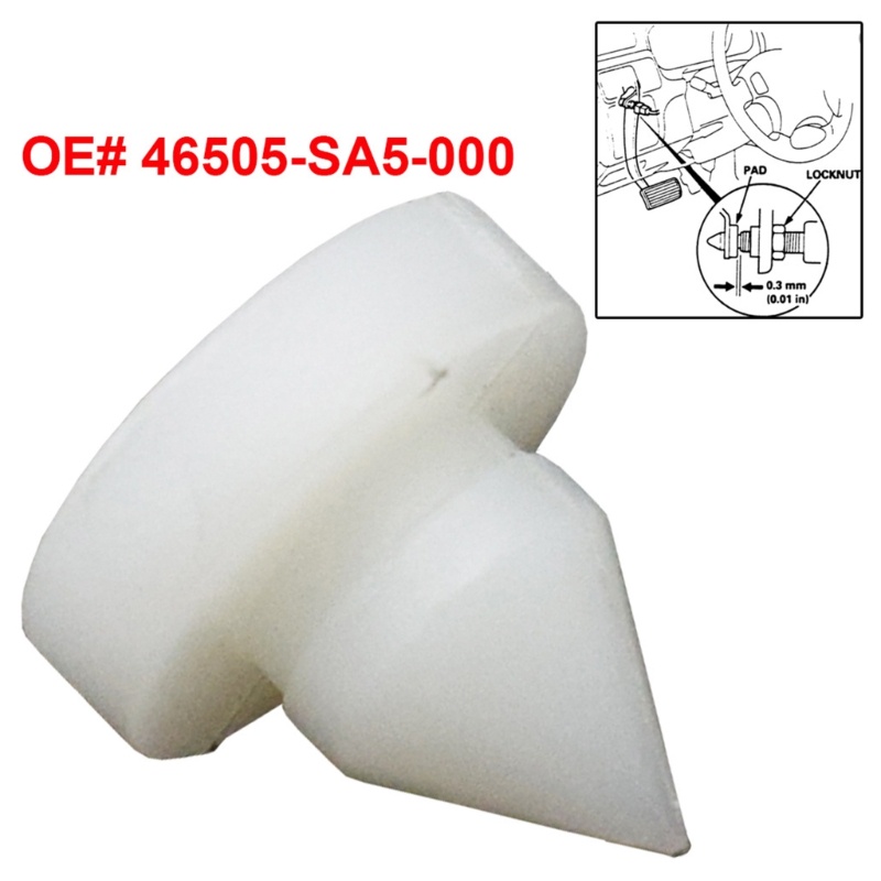 EDB * 4 ชิ้นคลัทช์เหยียบจํากัดบล็อกหยุด Pad 46505-SA5-000 46505SA5000 สําหรับ Acura-Civic