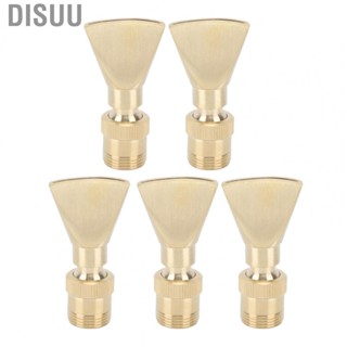 Disuu Fountain Direction Jet  5Pcs Brass Fountain Nozzle  for Yard