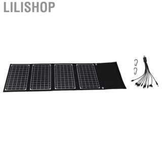 Lilishop Picture Frame Folding Solar Panel 4 Section Outdoor Camping Portable