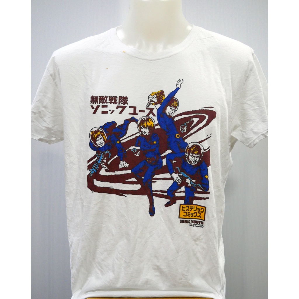 แฟชั่น เสื้อยืดวงดนตรี Sonic Youth เสื้อ Sonic Youth
