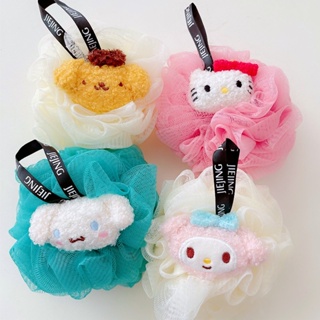 ตุ๊กตาฟิกเกอร์ รูปการ์ตูนอนิเมะ Cinnamoroll My Melody Kuromi น่ารัก สําหรับอาบน้ําเด็กผู้หญิง