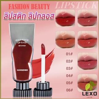 LEXO ลิปสติก ชิมเมอร์ลิปกลอส  ติดทนตลอดวัน Hangenee Lip stain