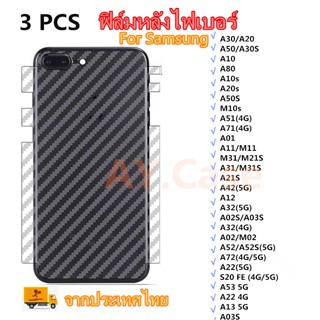 ฟิล์มกันรอยหลัง ฟิล์มหลังสีใส For Samsung A12 A03 A52 A02S A51 A52S M31 A50S A30S A02 A10 A30 A20S A31 A32 A22 A42 Film