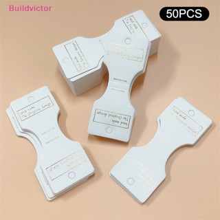 Buildvictor ที่คาดผม กระดาษคราฟท์ สําหรับโชว์เครื่องประดับ สร้อยคอ สร้อยข้อมือ 50 ชิ้น