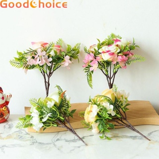 【Good】Artificial Flowers White Pink Wreath Supplies For Home Wedding Decoration【Ready Stock】