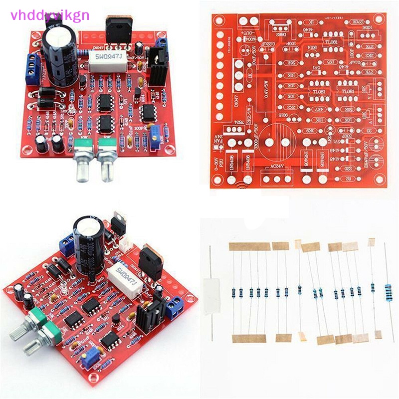 VHDD Stabilized Conuous แหล่งจ่ายไฟแบบปรับได้แบบปรับได้ชุด DIY 0-30V 2mA-3A TH