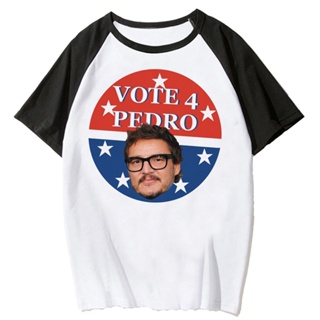 เสื้อยืด ลายการ์ตูน Pedro Pascal 2000s สไตล์ฮาราจูกุ แฟชั่นฤดูร้อน สําหรับผู้หญิง