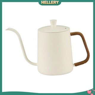 [HelleryTH] กาต้มน้ําชา กาแฟ คอห่าน กันสนิม สําหรับตั้งแคมป์ กลางแจ้ง