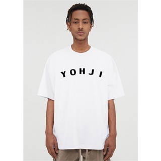 เสื้อยืดแขนสั้น ผ้าฝ้าย พิมพ์ลาย Yohji Yamamoto Y3 แฟชั่นฤดูร้อน สไตล์ญี่ปุ่น สําหรับผู้ชาย