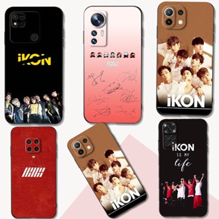 เคสโทรศัพท์มือถือ ซิลิโคนนิ่ม Tpu ลายศิลปินเกาหลี IKON สีดํา สําหรับ Xiaomi 12 lite 5G 12S 12X 12T Pro