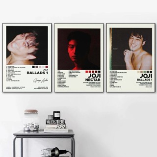 โปสเตอร์อัลบั้มรูปภาพ Joji Nectar Ballads 1 Joji Tracklist Music Star สําหรับตกแต่งบ้าน ห้อง ของขวัญ