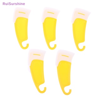 Ruisurshine ใหม่ ไม้พายซิลิโคน ทําความสะอาดคราบน้ํามัน เค้ก เบเกอรี่ 5 ชิ้น