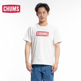 Chums Qiaqia Bird เสื้อยืดลําลอง ผ้าฝ้าย แขนสั้น พิมพ์ลายโลโก้ CH01-1833 เหมาะกับฤดูร้อน สําหรับผู้ชาย ผู้หญิง