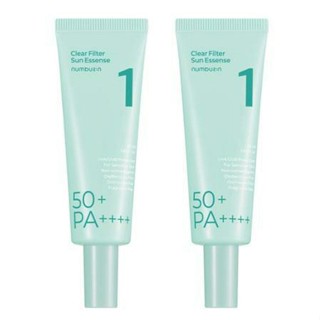 Numbuzin No. ครีมกันแดด SPF50 PA++++ 50 มล. + 50 มล. สไตล์เกาหลี 1 ชิ้น