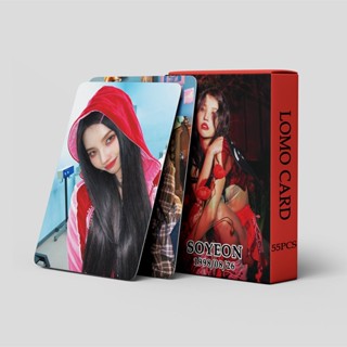 Soyeon (G) อัลบั้มรูปภาพ I-DLE I FEEL Lomo Cards GIDLE Kpop 55 ชิ้น ต่อกล่อง