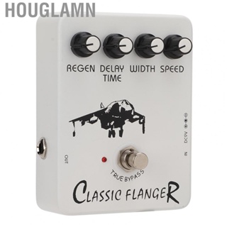 Houglamn Guitar Effect Pedal  BBD Circuit Metal True Bypass Effects 20mA Transparent  for Guitarist Electric Guitars