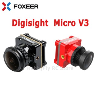 Foxeer Digisight กล้องดิจิทัล 3 ไมโคร 720P 60fps 3ms 19X19 มม. สําหรับโดรนแข่งขัน FPV