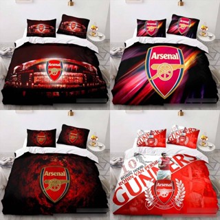 Qy Arsenal 3in1 ชุดเครื่องนอน ผ้าปูที่นอน ผ้าห่ม ผ้านวม ซักทําความสะอาดได้ สะดวกสบาย สําหรับหอพัก บ้าน ห้องนอน