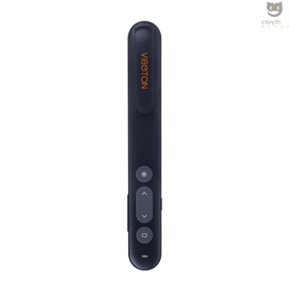 Ctoy VIBOTON PP-936 2.4G รีโมตคอนโทรลมัลติมีเดีย ไร้สาย สําหรับนําเสนองาน Powerpoint Presenter Laser Pointer PPT Flip Pen