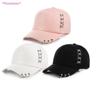 Purelove&gt; ใหม่ หมวกเบสบอลแฟชั่น ปรับได้ สไตล์ฮิปฮอป