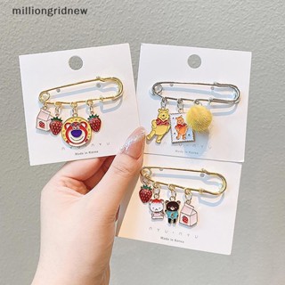 [milliongridnew] เครื่องประดับ เข็มกลัดหัวเข็มขัด กระต่าย เข็มกลัด Pins ผู้หญิง ความปลอดภัย หมุดผู้ชาย เด็ก WQL