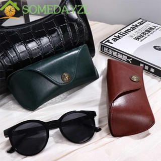 SOMEDAYZL กล่องเคสหนังนิ่ม สําหรับใส่แว่นตาอ่านหนังสือ แฟชั่นสําหรับผู้ชาย และผู้หญิง