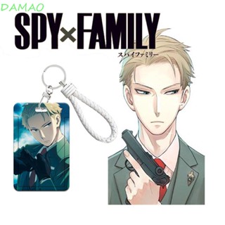 DAMAO พวงกุญแจ ลายการ์ตูนอนิเมะ SPY X FAMILY Yor Forger Bond Bear Anya เหมาะกับผู้ชาย และผู้หญิง สําหรับเก็บบัตร