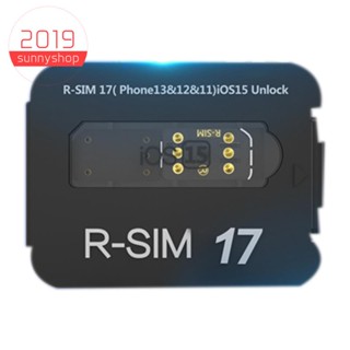 สติกเกอร์การ์ดปลดล็อก R-SIM17 ความจุขนาดใหญ่ สําหรับ 13PRO 13 13Mini 12 11 XS Max XS XR X 8 7