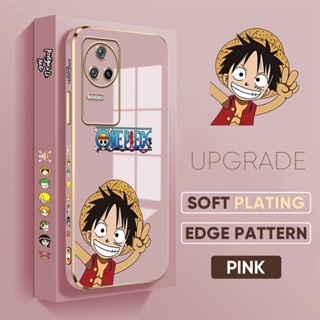 เคสโทรศัพท์มือถือ TPU แบบนิ่ม ลายการ์ตูนลูฟี่ สําหรับ Xiaomi Poco F5 M3 M4 Pro X3 F3 F4 GT