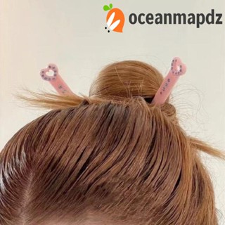 OCEANMAPDZ กิ๊บติดผม รูปหัวใจ สไตล์ฮั่นฝู หรูหรา คลาสสิก สําหรับผู้หญิง