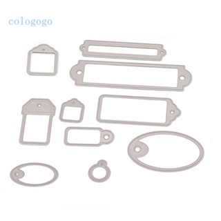 Colo แผ่นแม่แบบ ฉลากลายนูน สําหรับตกแต่งสมุด อัลบั้ม กระดาษ การ์ด หัตถกรรม DIY