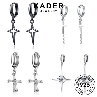 Kader Jewelry Moissanite ต่างหูห่วงเงิน 925 สีทอง เรียบง่าย เครื่องประดับ สําหรับผู้หญิง M094