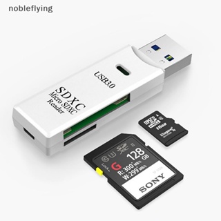 Nf 2 IN 1 อะแดปเตอร์การ์ดรีดเดอร์ USB 3.0 Micro SD TF ความเร็วสูง สําหรับแล็ปท็อป