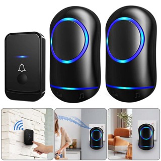 Self Powered Waterproof Wireless Doorbell Door bell No Battery Wireless Ring Bell UK Plug Self-powered Button Chime