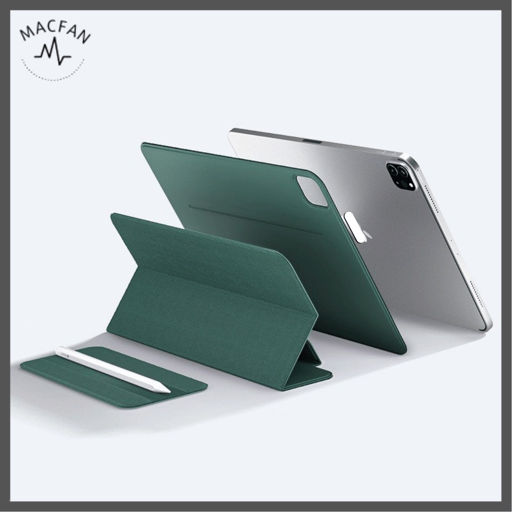 เคสหนัง iPad แม่เหล็กแบบถอดได้สําหรับ Pro 11, Air 4/5 gen 10 - เคส iPad 3 ชิ้น