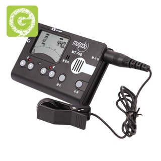 Musedo MT-70B จูนเนอร์ พร้อมคลิปปิ๊กอัพ และไมโครโฟนในตัว 3 in 1 เครื่องกําเนิดไฟฟ้า LCD สําหรับ Guzheng