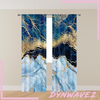 [Dynwave2] แผงผ้าม่านโพลีเอสเตอร์ สําหรับห้องนอน ห้องนั่งเล่น 2 ชิ้น