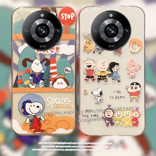 ใหม่ เคสโทรศัพท์มือถือนิ่ม กันหล่น ปิดด้านหลัง ลายการ์ตูน Snoopy สําหรับ Realme11 Pro Realme 11 Pro + Plus 5G 2023 Realme 11 Pro 5G